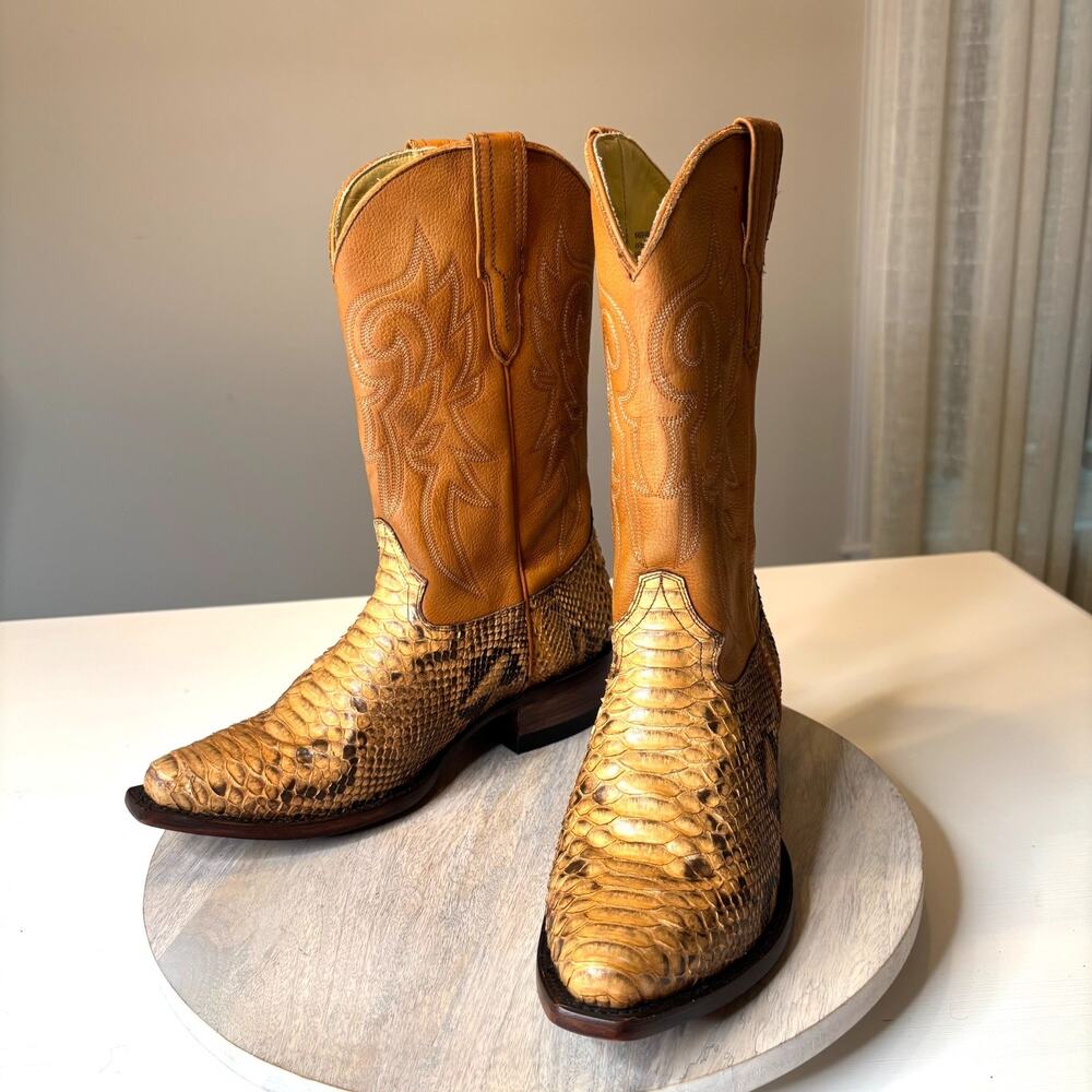 Freebird By Steven Marshall Python Snakeskin Leat… - image 3